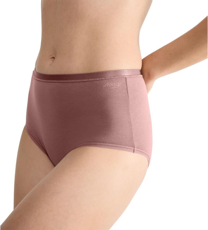 Sloggi High-waist-slip GO Daily Cotton Glans-effect details hoog uitgesneden taille(3 stuks) - Foto 2