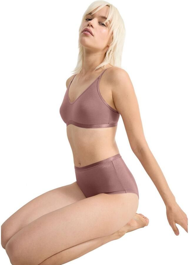 Sloggi High-waist-slip GO Daily Cotton Glans-effect details hoog uitgesneden taille(3 stuks) - Foto 6