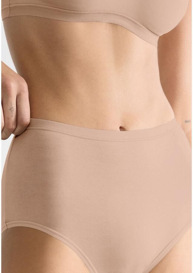 Sloggi High-waist-slip GO Daily Cotton Glans-effect details hoog uitgesneden taille(3 stuks)