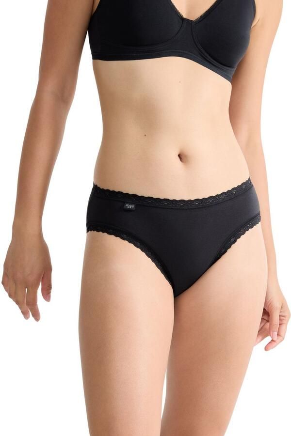 Sloggi Hipster 24 7 Cotton Lace Taille- en beenafwerking van delicaat kant elastisch vrouwelijk (Set van 3) - Foto 2