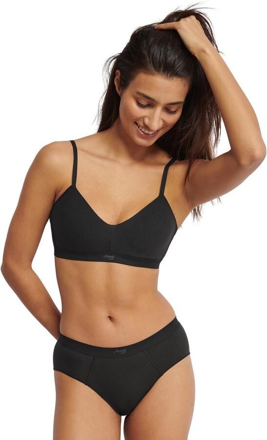 Sloggi Hipster EVER Ease temperatuurregulerend logoband zacht elastisch (2 stuks Set van 2) - Foto 4