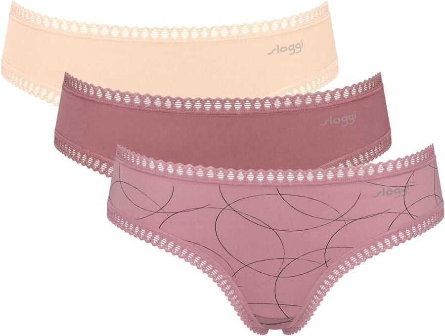 Sloggi Hipster GO Crush Kant elastisch zacht multipack katoenmix (3 stuks) - Foto 6