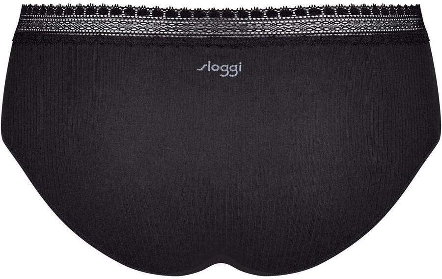 Sloggi Hipster GO Ribbed Fijne rib stretchkant katoenmix comfortabel elastisch zacht (2 stuks Set van 2) - Foto 3