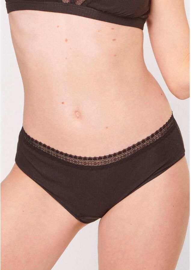 Sloggi Hipster GO Ribbed Fijne rib stretchkant katoenmix comfortabel elastisch zacht (2 stuks Set van 2)