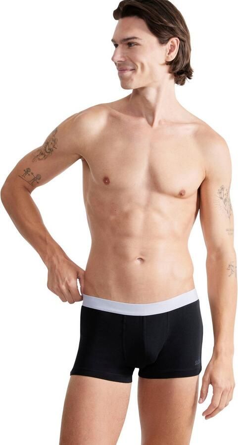 Sloggi Hipster Men GO ABC 2.0 zacht katoenmix elastische logoband basic zonder ingreep (Set van 6) - Foto 3