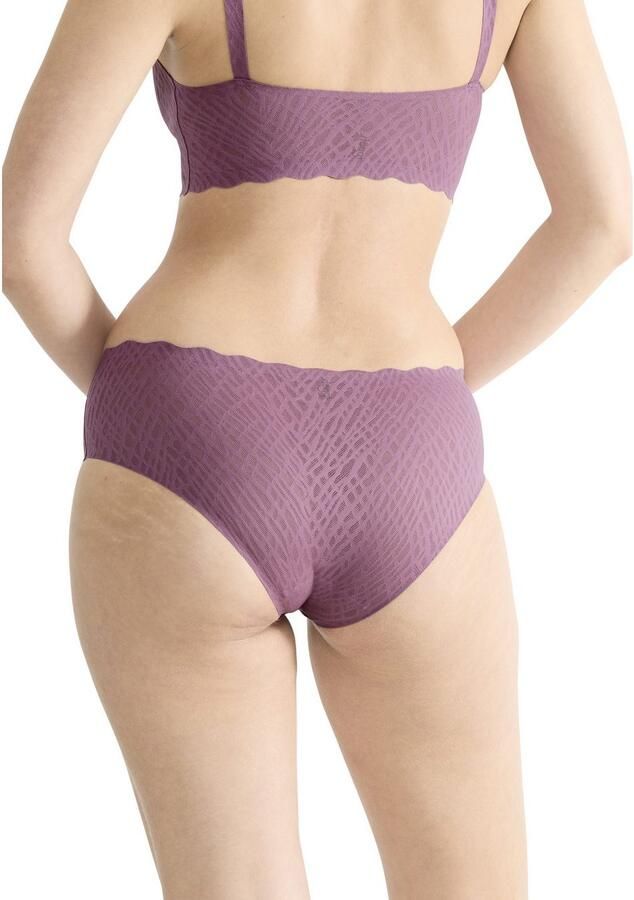 Sloggi Hipster ZERO Feel Bliss golvende free-cut-randen lage taille elastisch kant met grafisch dessin - Foto 2