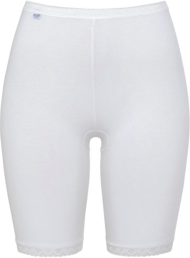 Sloggi Lange onderbroek Basic + Kantenversiering zachte naden katoenmix (2 stuks Set van 2)