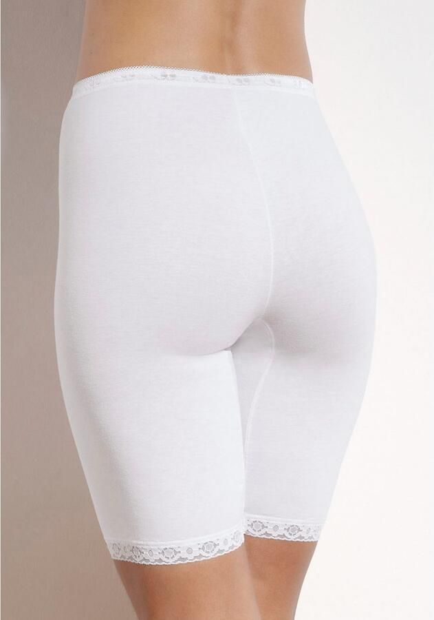 Sloggi Lange onderbroek Basic + Kantenversiering zachte naden katoenmix (2 stuks Set van 2) - Foto 3