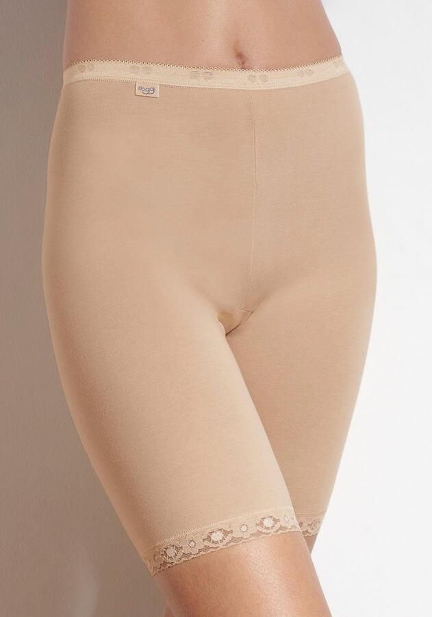 Sloggi Lange onderbroek Basic + perfecte pasvorm zachte naden katoenmix vrouwelijk elastisch