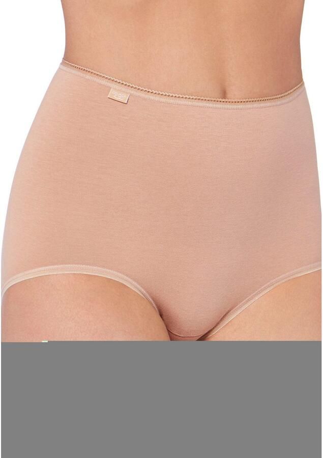 Sloggi Maxislip 24 7 Cotton hoger gesneden pasvorm elastisch kant ondoorzichtig zacht (Set van 3) - Foto 4