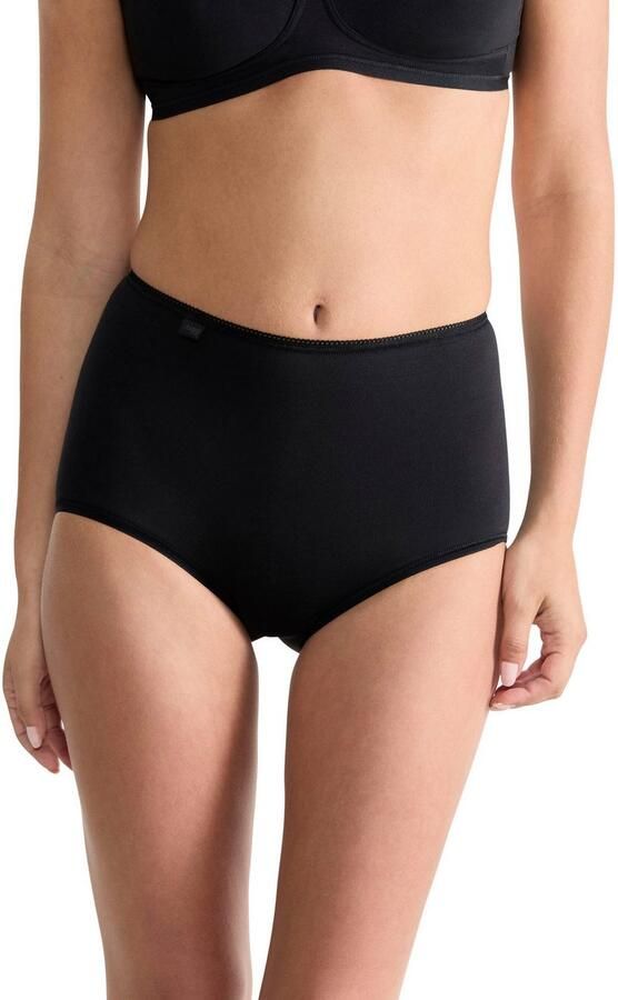 Sloggi Maxislip 24 7 Cotton hoger gesneden pasvorm elastisch kant ondoorzichtig zacht (Set van 3) - Foto 5