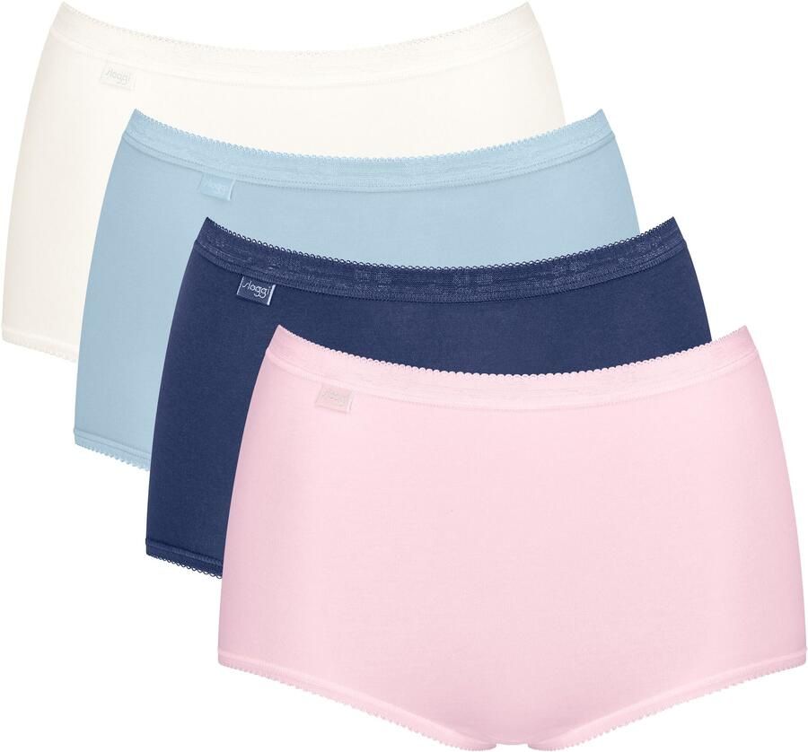 Sloggi Maxislip Basic + Katoenmix zachte naden hoge taille elastisch (Set van 4) - Foto 7
