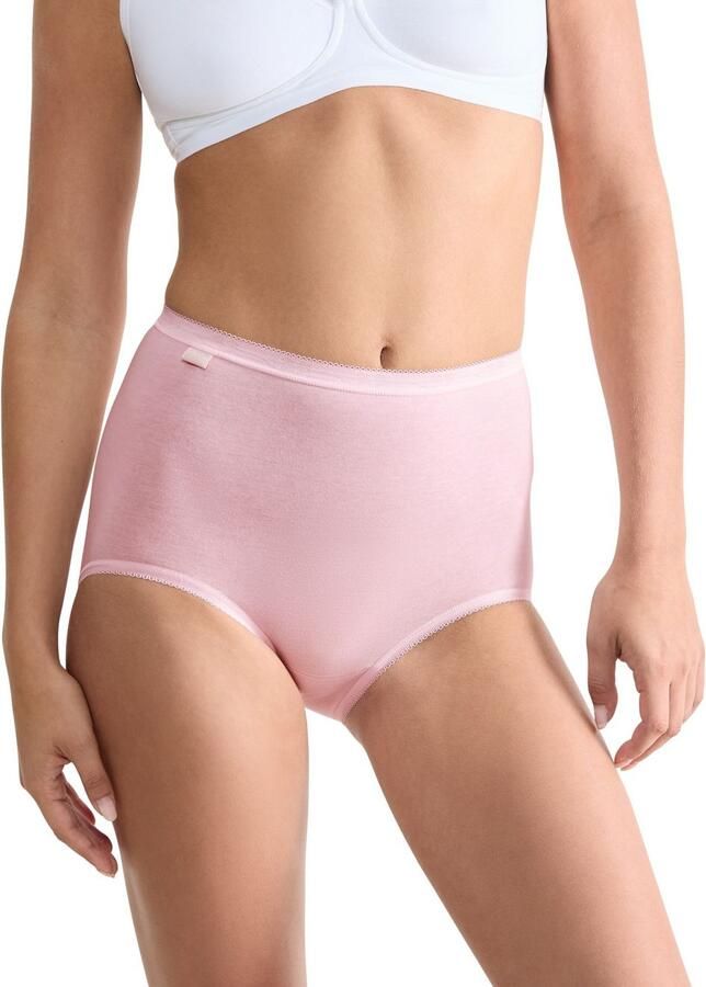 Sloggi Maxislip Basic + Katoenmix zachte naden hoge taille elastisch (Set van 4) - Foto 4