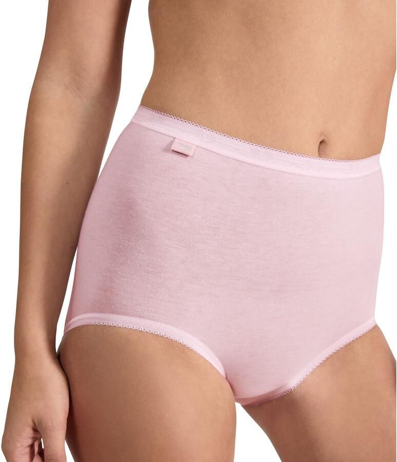 Sloggi Maxislip Basic + Katoenmix zachte naden hoge taille elastisch (Set van 4) - Foto 2