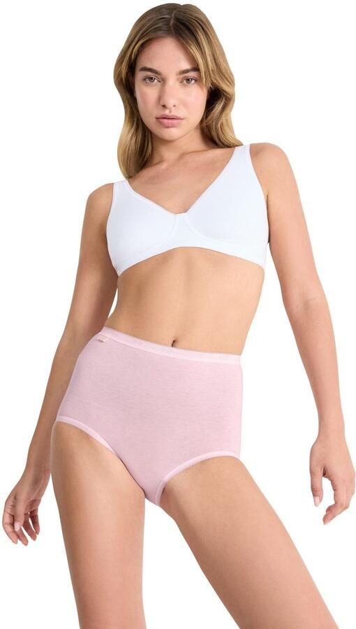 Sloggi Maxislip Basic + Katoenmix zachte naden hoge taille elastisch (Set van 4) - Foto 6