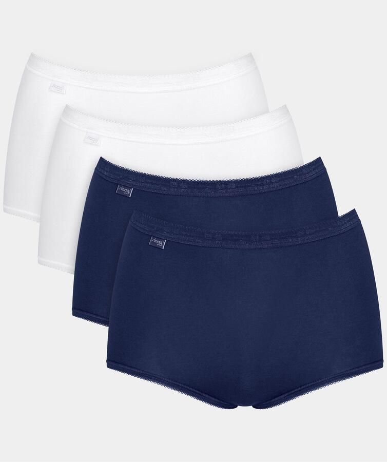 Sloggi Maxislip Basic + Katoenmix zachte naden hoge taille elastisch (Set van 4) - Foto 6