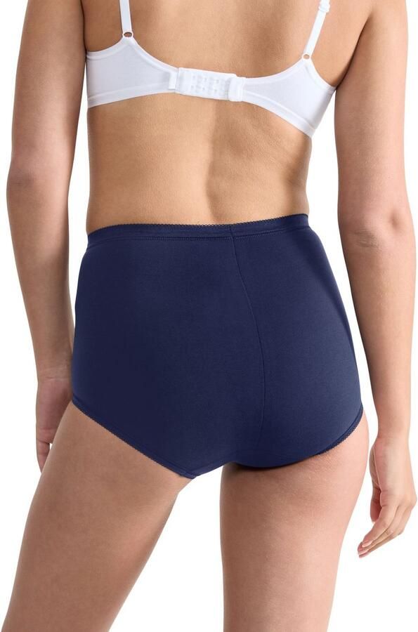 Sloggi Maxislip Basic + Katoenmix zachte naden hoge taille elastisch (Set van 4) - Foto 3