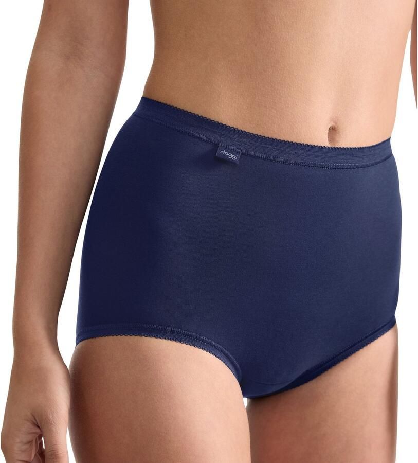 Sloggi Maxislip Basic + Katoenmix zachte naden hoge taille elastisch (Set van 4)