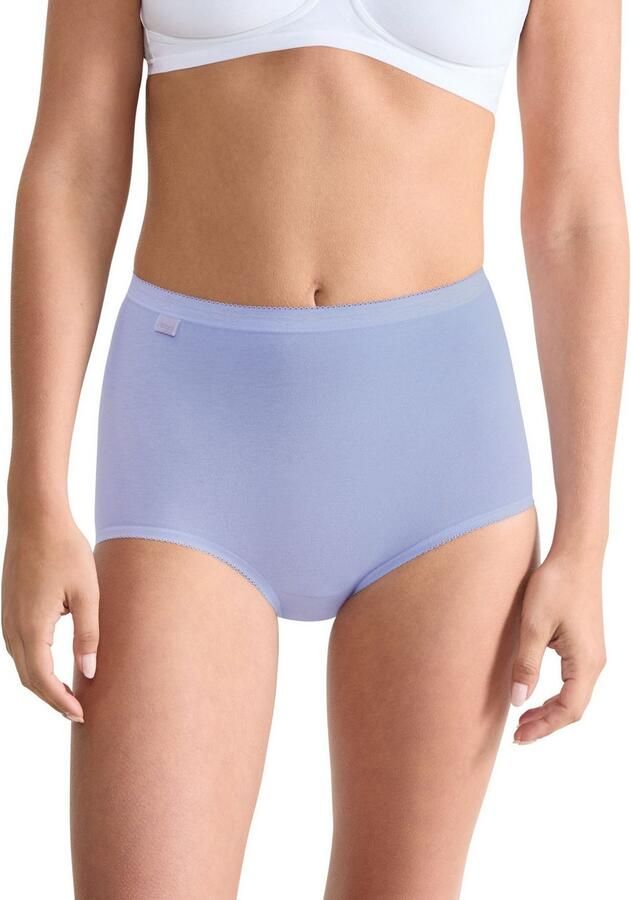 Sloggi Maxislip Basic + Katoenmix zachte naden hoge taille elastisch (Set van 4) - Foto 4