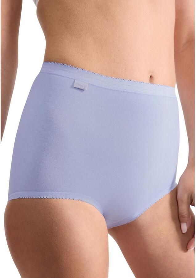 Sloggi Maxislip Basic + Katoenmix zachte naden hoge taille elastisch (Set van 4) - Foto 3
