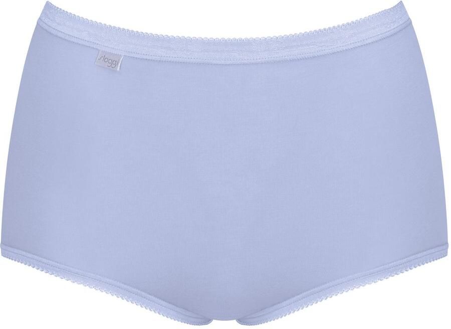 Sloggi Maxislip Basic + Katoenmix zachte naden hoge taille elastisch (Set van 4)