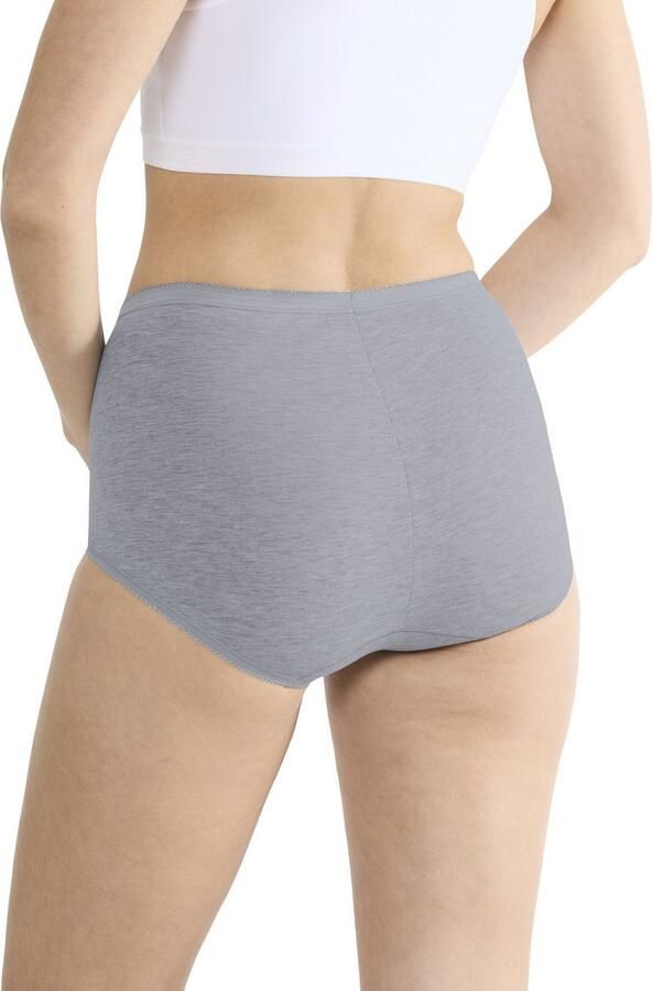 Sloggi Maxislip Basic + Katoenmix zachte naden hoge taille elastisch (Set van 4) - Foto 6