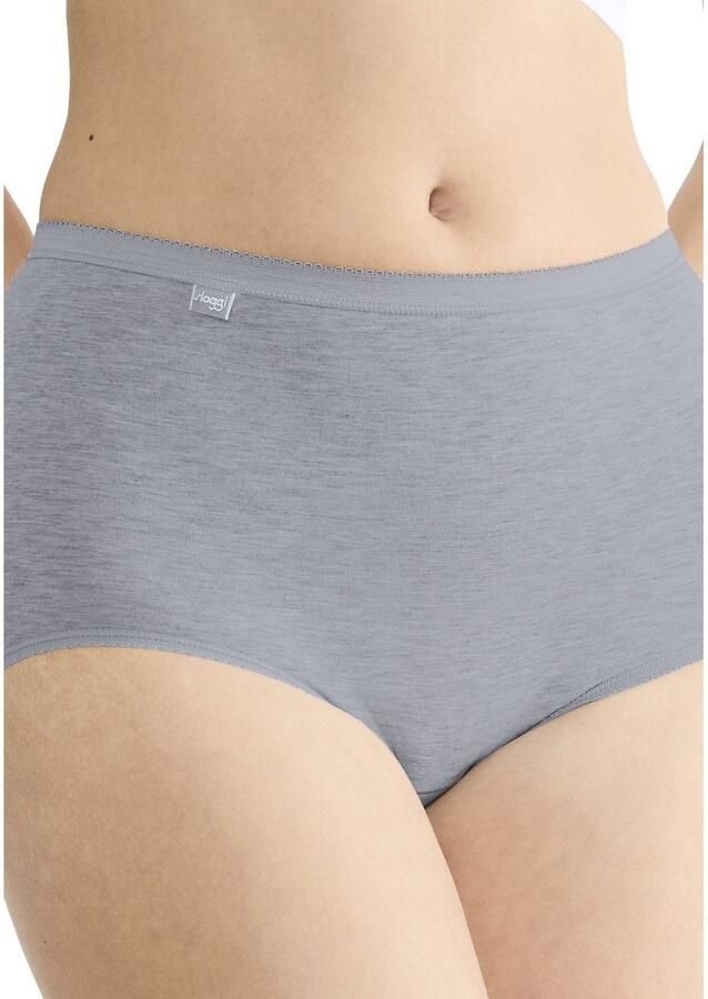 Sloggi Maxislip Basic + Katoenmix zachte naden hoge taille elastisch (Set van 4) - Foto 4