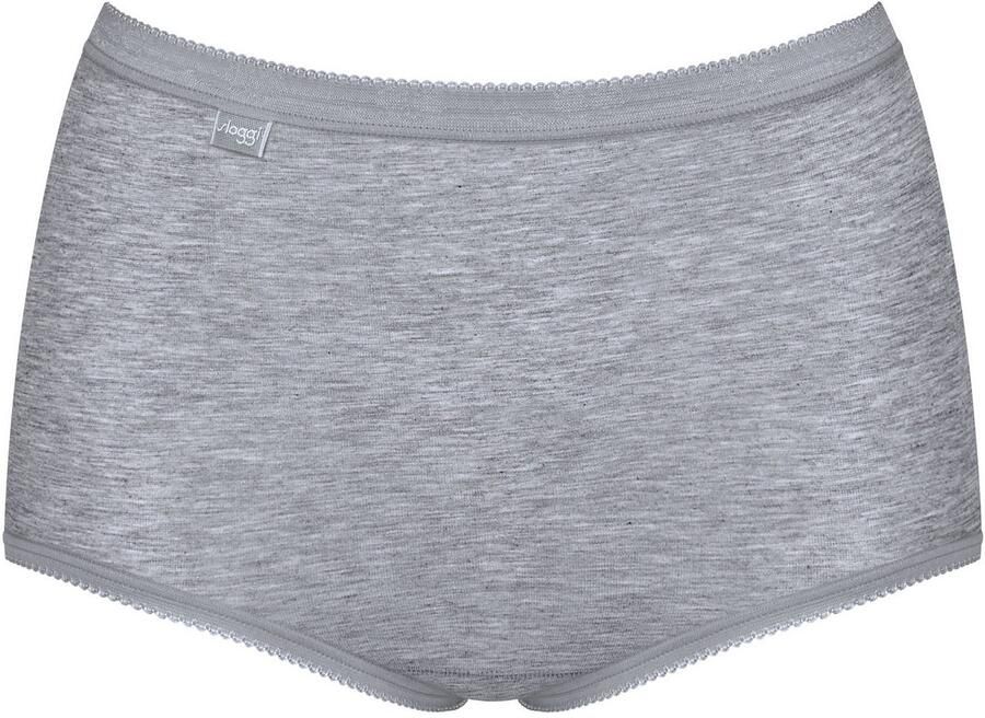 Sloggi Maxislip Basic + Katoenmix zachte naden hoge taille elastisch (Set van 4) - Foto 3
