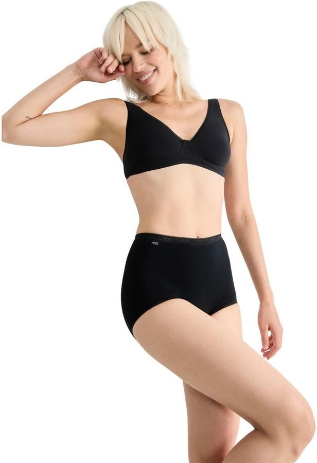 Sloggi Maxislip Basic + perfecte pasvorm katoenmix elastisch zachte naden (Set van 2) - Foto 5