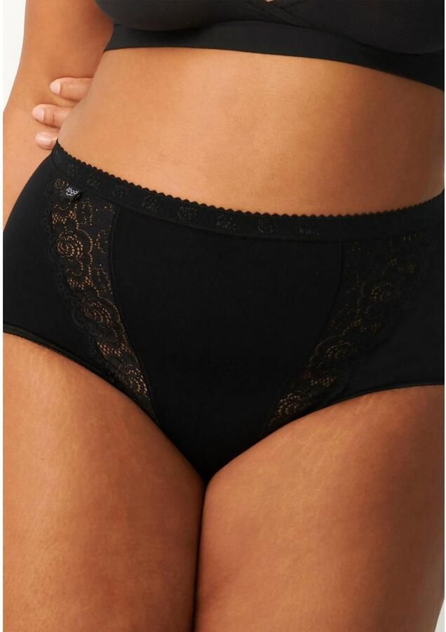 Sloggi Maxislip Chic elastische kanten inzetstukken vrouwelijk katoenmix elastisch (4 stuks Set van 4) - Foto 7