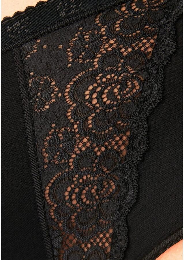 Sloggi Maxislip Chic elastische kanten inzetstukken vrouwelijk katoenmix elastisch (4 stuks Set van 4) - Foto 5