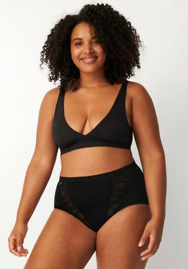 Sloggi Maxislip Chic elastische kanten inzetstukken vrouwelijk katoenmix elastisch (4 stuks Set van 4) - Foto 8