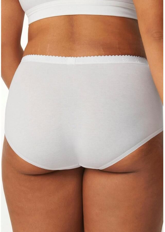 Sloggi Maxislip Chic elastische kanten inzetstukken vrouwelijk katoenmix elastisch (4 stuks Set van 4) - Foto 2