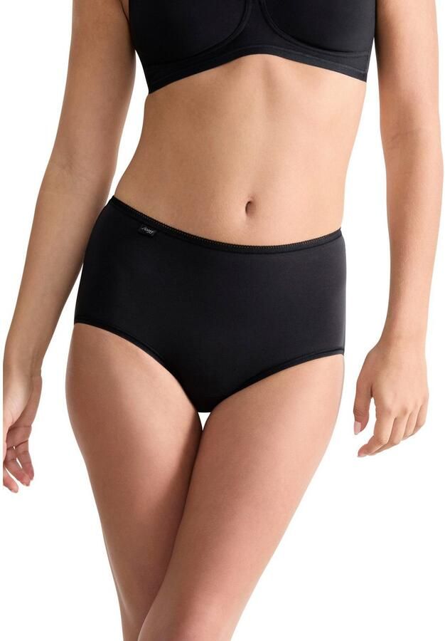 Sloggi Midislip 24 7 Cotton Kant ondoorzichtig zachte katoenmix elastisch (3 stuks) - Foto 2