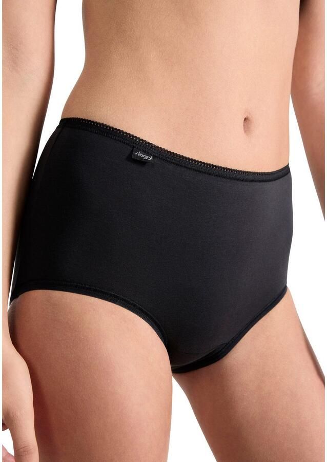 Sloggi Midislip 24 7 Cotton Kant ondoorzichtig zachte katoenmix elastisch (3 stuks)