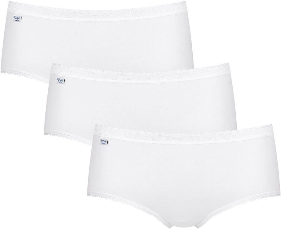 Sloggi Midislip Basic + Katoen klassieke stijl comfortabel middelhoge taille zachte naden (3 stuks) - Foto 6
