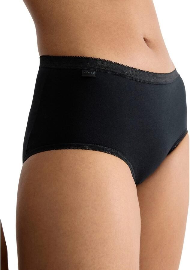 Sloggi Midislip Basic + perfecte pasvorm vrouwelijk katoenmix single jersey zacht (4 stuks Set van 4) - Foto 3