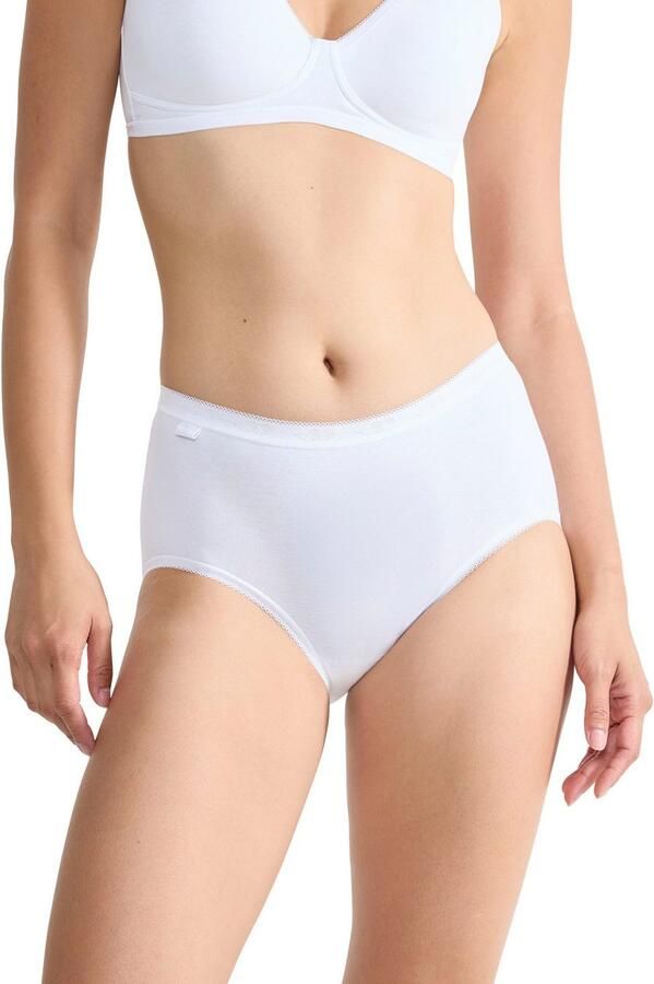 Sloggi Midislip Basic + Katoen klassieke stijl comfortabel middelhoge taille zachte naden (3 stuks) - Foto 3