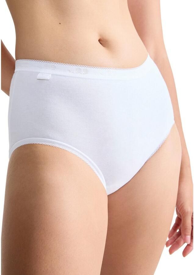 Sloggi Midislip Basic + Katoen klassieke stijl comfortabel middelhoge taille zachte naden (3 stuks)