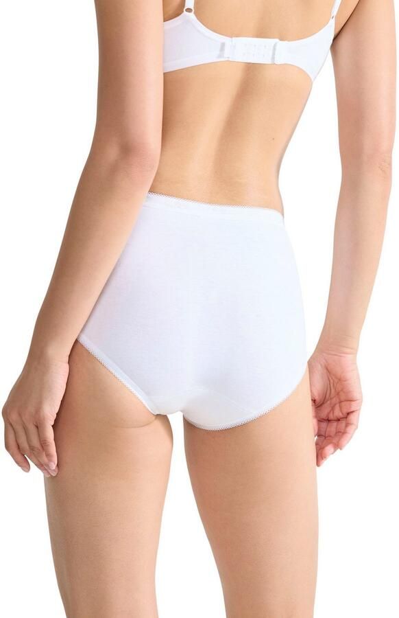 Sloggi Midislip Basic + Katoen klassieke stijl comfortabel middelhoge taille zachte naden (3 stuks) - Foto 4