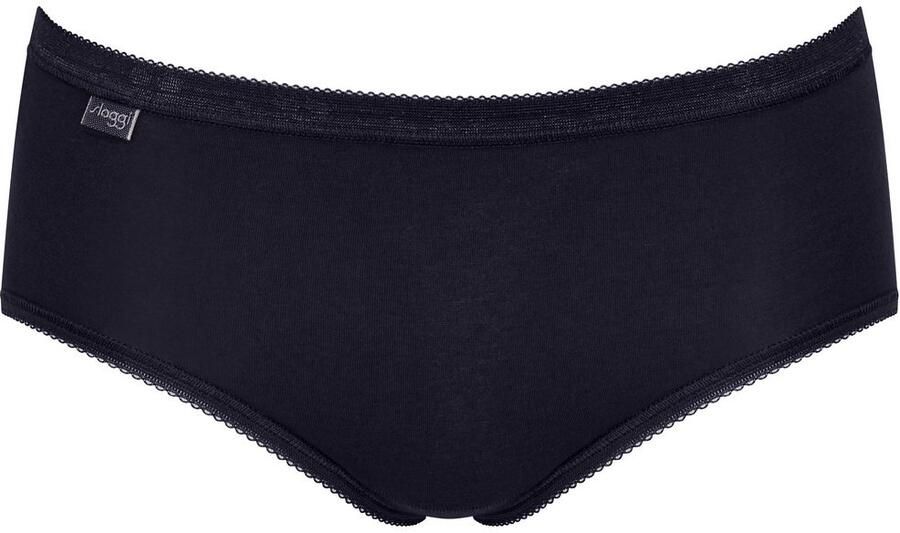 Sloggi Midislip Basic + Katoenmix elastisch zachte naden comfortabel vrouwelijk (4 stuks Set van 4) - Foto 4