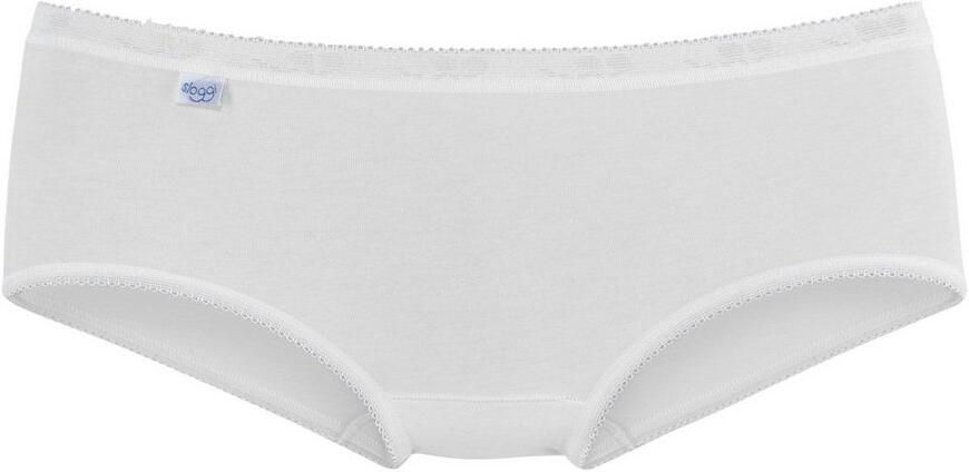 Sloggi Midislip Basic + Katoenmix elastisch zachte naden comfortabel vrouwelijk (4 stuks Set van 4) - Foto 6