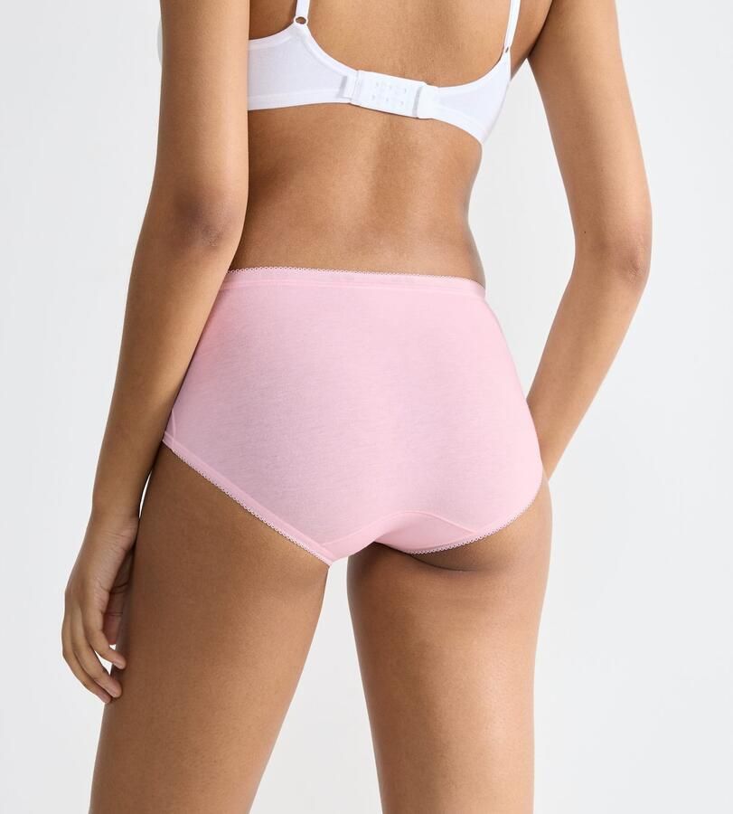 Sloggi Midislip Basic + Katoenmix elastisch zachte naden comfortabel vrouwelijk (4 stuks Set van 4) - Foto 3