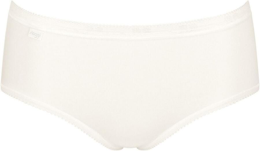 Sloggi Midislip Basic + Katoenmix elastisch zachte naden comfortabel vrouwelijk (4 stuks Set van 4) - Foto 6