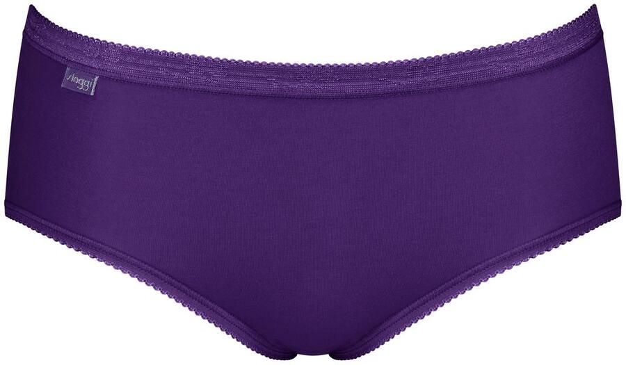 Sloggi Midislip Basic + Katoenmix elastisch zachte naden comfortabel vrouwelijk (4 stuks Set van 4) - Foto 5