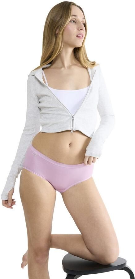 Sloggi Midislip Basic + Katoenmix elastisch zachte naden comfortabel vrouwelijk (4 stuks Set van 4) - Foto 6