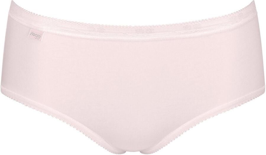 Sloggi Midislip Basic + Katoenmix elastisch zachte naden comfortabel vrouwelijk (4 stuks Set van 4) - Foto 5