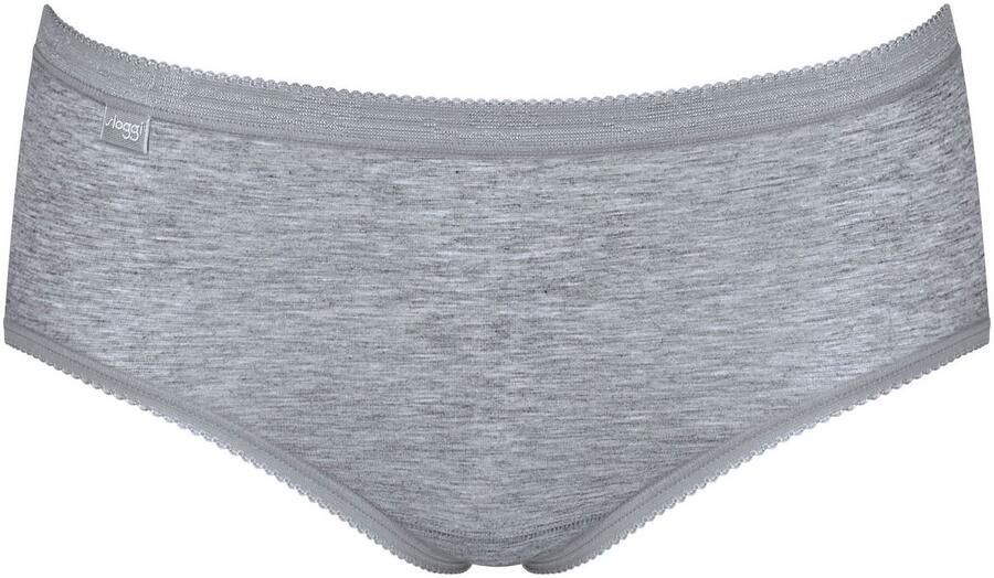 Sloggi Midislip Basic + Katoenmix elastisch zachte naden comfortabel vrouwelijk (4 stuks Set van 4) - Foto 4