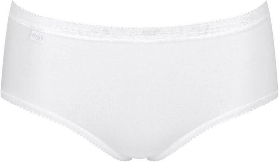 Sloggi Midislip Basic + Katoenmix klassieke stijl middelhoge taille zachte naden (3 stuks) - Foto 5