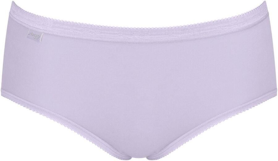 Sloggi Midislip Basic + Katoenmix klassieke stijl middelhoge taille zachte naden (3 stuks) - Foto 4
